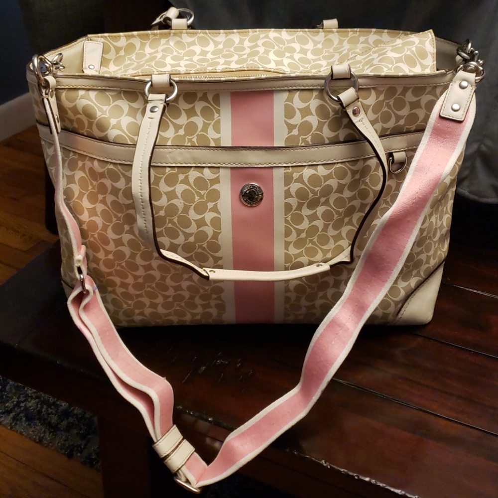 Coach diaper bag tote